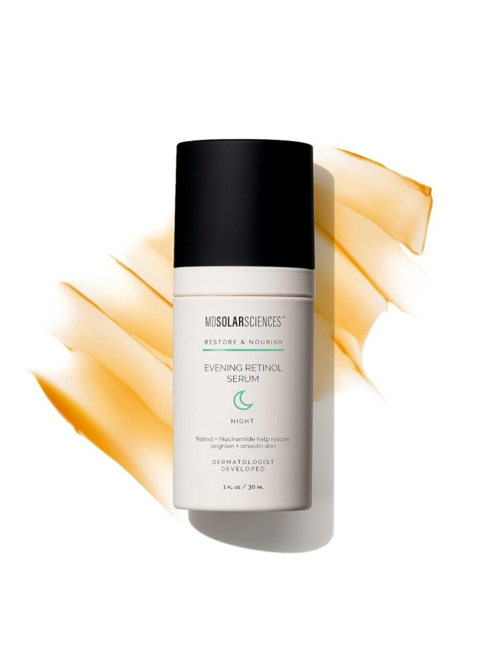 MDSolarSciences Evening Retinol Serum, Gently Firms & Brightens, 1 fl oz